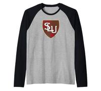 St. Lawrence University Saints SLU Shield Camiseta Manga Raglan