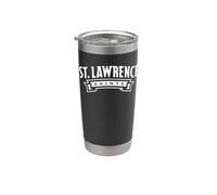 St. Lawrence University Saints SLU Word Mark Vaso térmico de acero inoxidable de doble pared