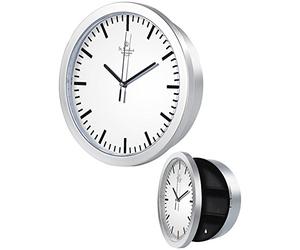 St. Leonhard Amazon Fashion - Reloj con Compartimento Secreto: Reloj de Pared con Compartimento Secreto (Reloj de Pared Caja Fuerte, de estación, Piscina)