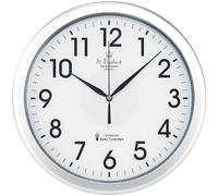St. Leonhard Relojes de Pared - Reloj Pared con Radio: Reloj de Pared controlado por Radio con iluminación de Esfera y Sensor de luz, inalámbrico (por iluminación, Iluminado, led Display)