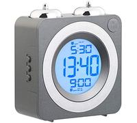 St. Leonhard Relojes despertadores - Despertador Ruidoso: Despertador Digital por Radio, 2 Horas de Alarma, Alarma de días de la Semana (Lunes hasta Viernes, con Varios Tiempos, niños Ideas Regalo)