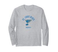 St. Louis Blues - Abanico Oficial de Hockey con Logotipo del Equipo NHL Manga Larga