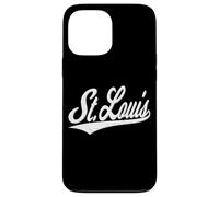 ST. LOUIS VARSITY SCRIPT VINTAGE RETRO SPORTS JERSEY ESTILO Carcasa para iPhone 13 Pro Max