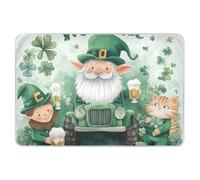 St Lucky Gnomes Cat - Tapetes para pañales reutilizables extra grandes, resistentes al agua, almohadillas antideslizantes para niños pequeños, adultos, mascotas, 52 pulgadas de largo x 34 pulgadas de