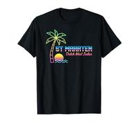 St Maarten Tortuga Holandesa de Las Indias Occidentales San Martín 80 Camiseta