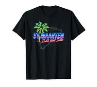St Maarten Tortuga Marina Holandesa de Las Indias Occidentales San Martín 80 Camiseta