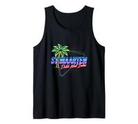 St Maarten Tortuga Marina Holandesa de Las Indias Occidentales San Martín 80 Camiseta sin Mangas