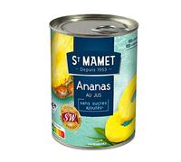 ST MAMET - Piña, 10 rebanadas enteras, 345 g - Tres artículos
