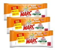 St Marc Soleil de Corse - Toallitas compostables (3 bolsas de 80 unidades)