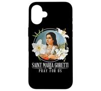 St Maria Goretti Lily Saints Chicas Católicas Pureza Carcasa para iPhone 16 Plus
