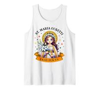 St Maria Goretti Lily Santos Católicos para Niños Niñas Camiseta sin Mangas