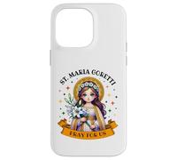 St Maria Goretti Lily Santos Católicos para Niños Niñas Carcasa para iPhone 14 Pro Max