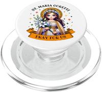 St Maria Goretti Lily Santos Católicos para Niños Niñas PopSockets PopGrip para MagSafe