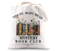 St Mary Mead - Bolsa de mano para regalo de Miss Marple, The St. Mary Mead Mystery Book Club, bolsa de hombro Jane Marple, St. Mary Reino Unido, INCH