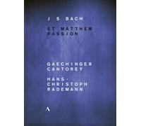 St Matthew Passion (DVD) Bach J.s. Rademann (Importación USA)