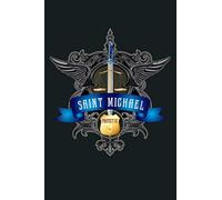 St Michael Patron Saint Of Police Officers Thin Blue Line: Notebook Planner - 6x9 inch Daily Planner Journal, To Do List Notebook, Daily Organizer, 114 Pages