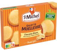 St Michel Galette húmeda de chocolate blanco - Tamaño de bolsillo - Envase de 180 g