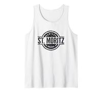 St. Moritz Suiza - Saint Moritz Oficial Suiza Camiseta sin Mangas