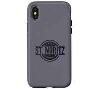 St. Moritz Suiza - Saint Moritz Oficial Suiza Carcasa para iPhone X/XS