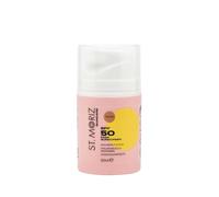 ST. MORIZ Suncare SPF 50 - Crema solar tintada para el rostro | tintado, SPF 50 con ácido hialurónico y niacinamida, protección UVA y UVB, uso diario, dermatológicamente probado, vegano, 50 ml