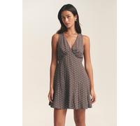 St MRLO Vestido de verano 'Sita' taupe / blanco 40 taupe / blanco