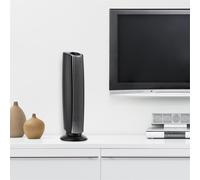 St. Oberholz XL 3 en 1 Purificador de aire Ionizador Ozono 18" negro/plateado OneConcept