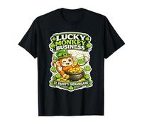 St Paddy's Shenanigan Lucky Monkeys Irish Monkey Monkey Punch Camiseta