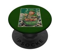 St Patrick Funny Leprechaun Lucky Chinese Ramen Hombres Mujeres PopSockets PopGrip Adhesivo