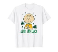 St. Patrick Just My Luck Charlie Brown Camiseta