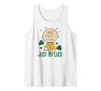 St. Patrick Just My Luck Charlie Brown Camiseta sin Mangas