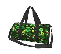 St Patrick S Day Green Leprechaun Bolsa de Viaje Plegable para Fin de Semana Bolsa de Lona para Mujeres y Hombres Durante la Noche Deportes Bolsa de Gimnasio