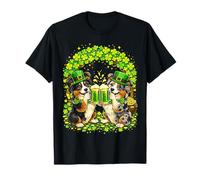 St Patrick’s Day Irish Australian Shepherd Beer Shamrock Men Camiseta
