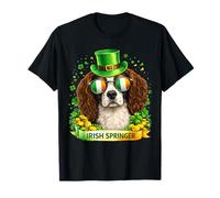 St Patrick’s Day Irish English Springer Spaniel Shamrock Camiseta