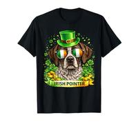 St Patrick’s Day Irish German Shorthaired Pointer Shamrock Camiseta