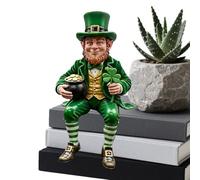 St Patrick’s Day Leprechaun Figurine - Resin Funny Decor, Funny Resin Leprechaun Home Decor Figurine | Indoor Outdoor Decoration for Bathroom, Hallway, Farmhouse, Apartment, Office, Birthday Party, Ho