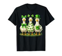 St Patrick’s Day Lucky Ducks Shamrock Clover Green Irish Camiseta