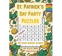 St. Patrick’s Day Party Puzzles for Adults: 50 Hard Sudoku Games (Large Print)