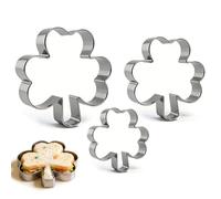 St Patricks Cookie Cutter - Stainless Baking Mold, Cheese Shape Tool with Relieving Bake, Cool Kitchen Accessories, Baking Tool Set,c for Party Cookie Cake Postre Snack Home