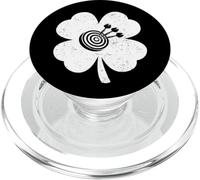 St Patrick's Day Darts Pub Bar Irish Shamrock Darts Lovers PopSockets PopGrip para MagSafe