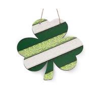 St Patricks Day Door Sign, St. Patrick's Day Door Decorations, Shamrock Wooden Sign for Saint Patrick's Day Decor for Front Door and Wall