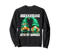 St Patricks Day GNOME Couple Shenanigans with My Gnomies Sudadera