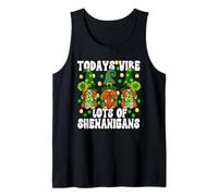 St. Patricks Day Love Gnomes Shamrock Horseshoe Irish GNOME Camiseta sin Mangas