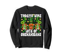 St. Patricks Day Love Gnomes Shamrock Horseshoe Irish GNOME Sudadera