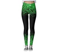 St Patrick's Day - Mallas para mujer, diseño de trébol de la suerte, para yoga, correr, pilates, gimnasio, a, XL