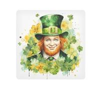St-Patrick's Day Man1 - Paño autoadhesivo mágico para lente de cámara, protector de lente antiarañazos, bolsa de tela de maquillaje, 13.8 x 13.8 pulgadas, multicolor, 13.8x13.8in, moderno