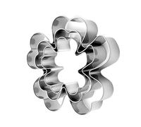 St Patricks Day Mold Cutter, 10x9.5x5cm Stainless Steel Cookie Cutter with ABS Grip, Kitchen Baking Tool, Double-Sided Cheese Cutters, Holiday Pastry Mold, Baking, Festive Use