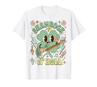 St Patrick's Day Shamrock Rock and Roll Music Camiseta