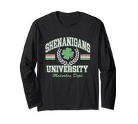 St. Patrick's Day Shenanigans University Collegiate Manga Larga