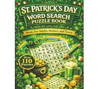 St. Patrick's Day Word Search Puzzle Book: Word Search with Large Print about St. Patrick's Day, Parades, Irish Heritage and More | 8.5 x 11 inches, ... Gift for Vacations, Holidays and Free Times.