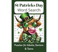 St Patrick's Day Word Search Puzzle Book: Word Searches With Easy to Read Print about St Patrick's Day, Irish, Holidays and More | 6x9 inches, 110 ... Gift for Vacations, Holidays and Free Times